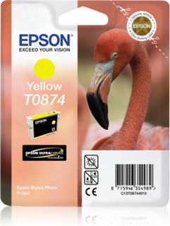 Picture of T0874 Yellow Ink Cartridge - 13ml