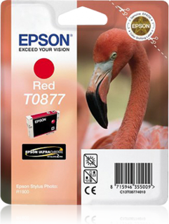 Picture of T0877 Red Ink Cartridge - 13ml