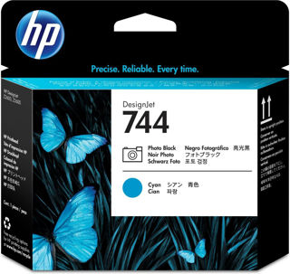 Picture of No. 744 Ink Printhead - Photo Black & Cyan