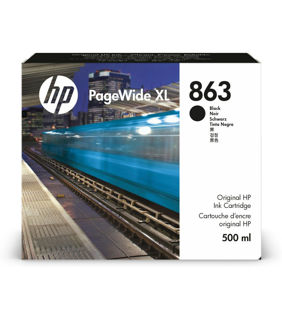 Picture of No. 863 PageWide XL Black Ink Cartridge - 500ml