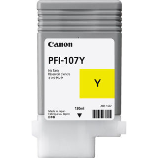 Picture of PFI-107Y - Yellow Ink Tank - 130ml